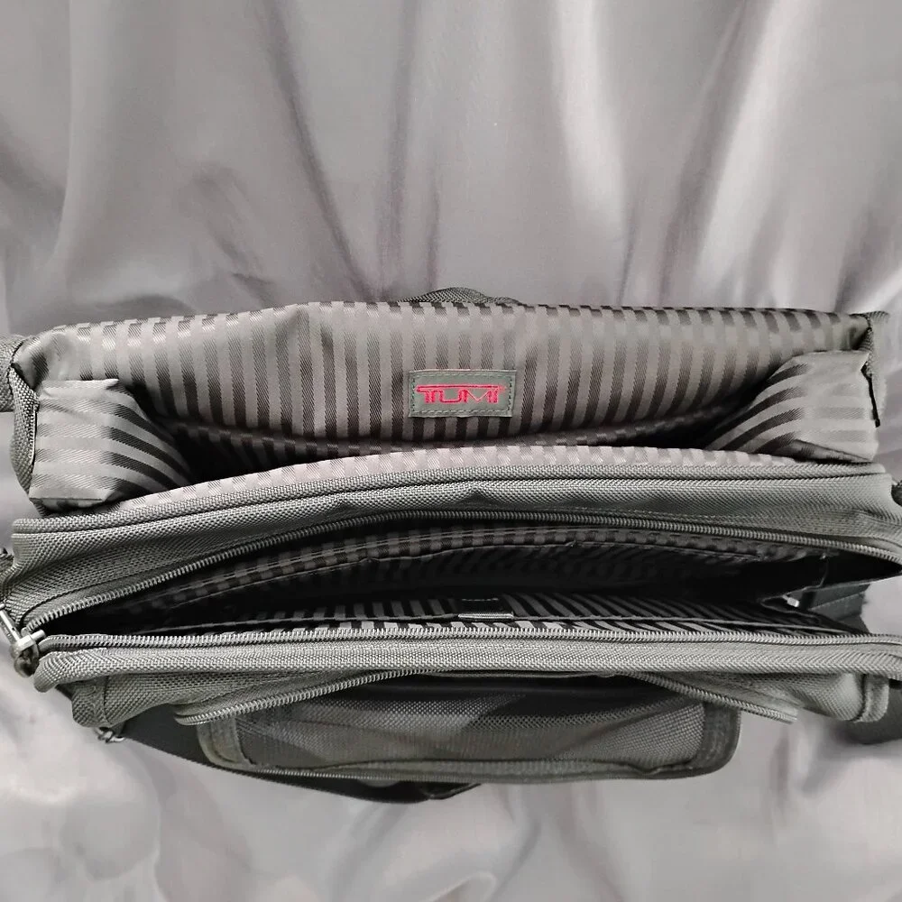 ❤️3 pc TUMI Black Tracer Expandable Organizer Laptop Business Briefcase